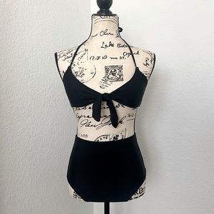Black high waist bikini